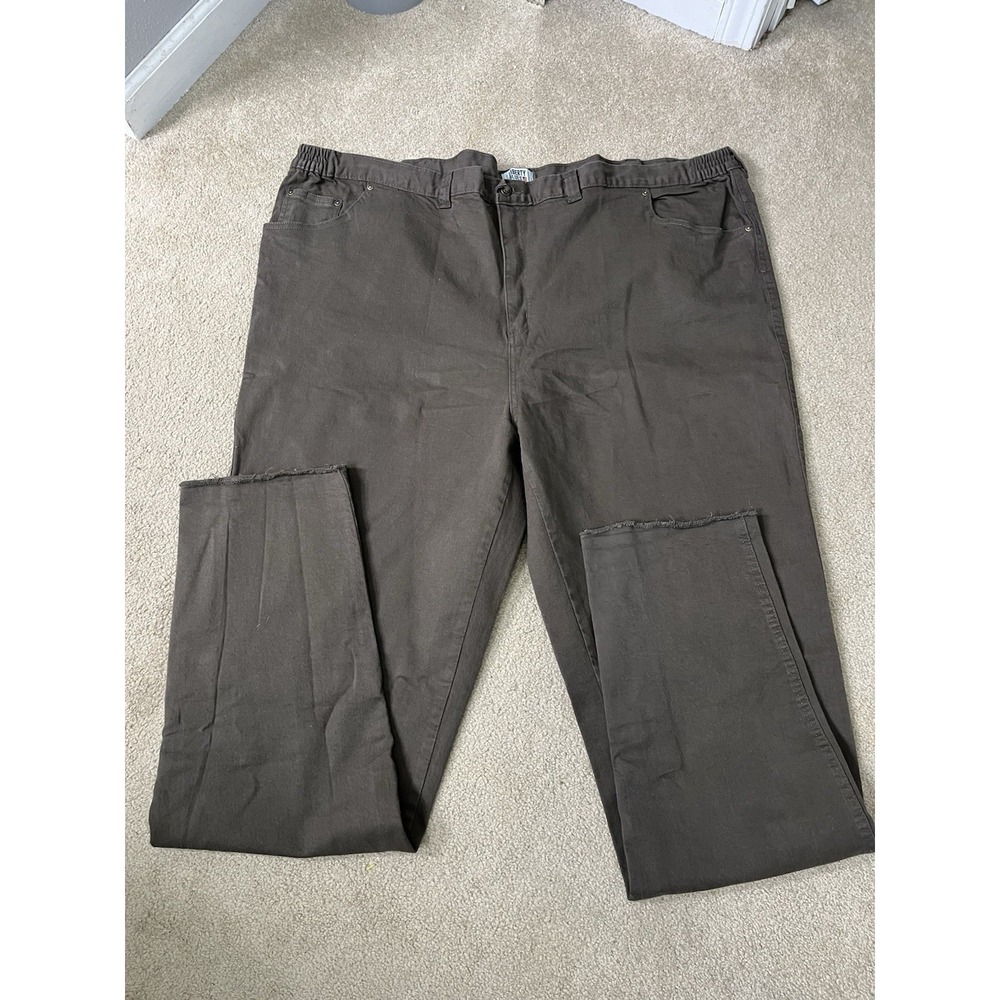 *NEW* Liberty Blues Solid Brown Relaxed Fit Jeans Denim Pants Adult Men 54 X 38